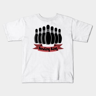 Bowling king Kids T-Shirt